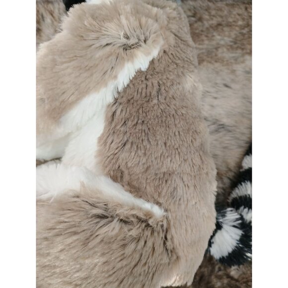 Wild Republic Ring-Tailed Lemur Stuffed Animal Plush Toy Approx 12" Soft Gray - Picture 7 of 8